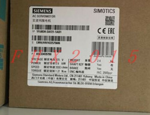 ONE NEW SIEMENS Servo Motor 1FL6042-2AF21-1AB1