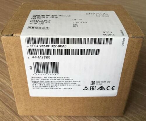 1PC NEW IN BOX Siemens 6ES7232-0HD22-0XA0 6ES7 232-0HD22-0XA0