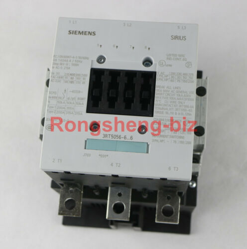 Brand New In Box Siemens Contactor 3RT5056-6AF36 instead of 3RT1056 3RT50