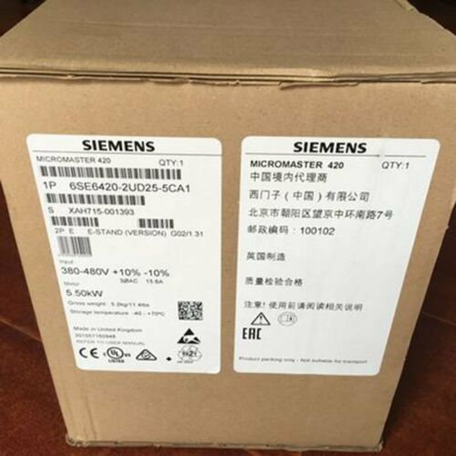 1PC New In Box Siemens 6SE6420-2UD25-5CA1 6SE64202UD255CA1 1 free shipping