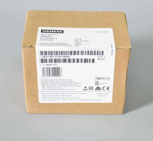 Siemens Controller LOGO 24CE 6ED1 052-1CC01-0BA8 052-1CC08-0BA0