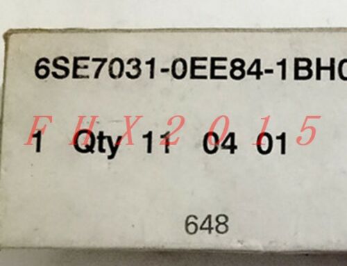 ONE NEW Siemens 6SE7031-0EE84-1BH0