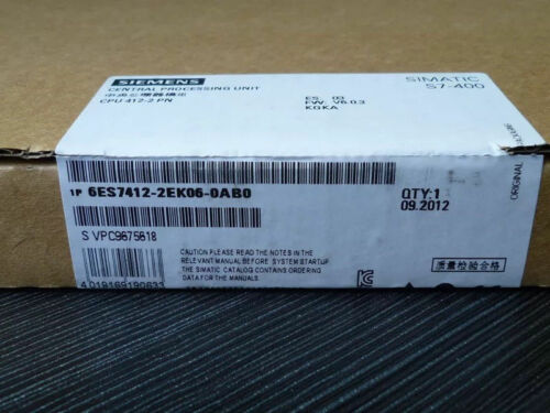 NEW Siemens 6ES7 412-2EK06-0AB0 (Free ship DHL or EMS)