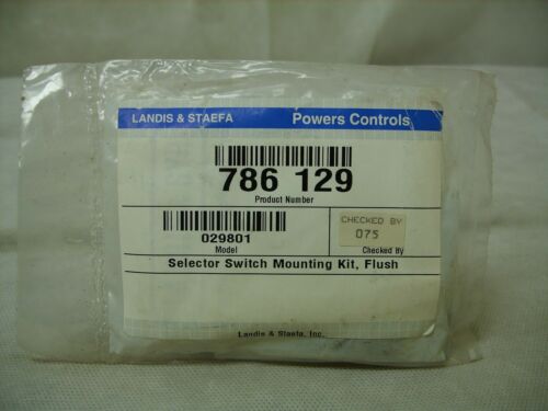 SIEMENS ~ Landis & Staefa ~ Powers Controls Selector Switch Flush Mount Kit
