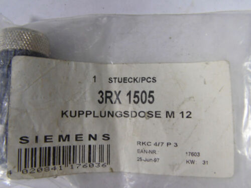Siemens 3RX-1505 Cable Plug NOP