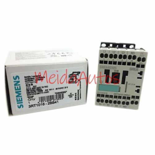 New in box Siemens 3RT1016-2BB41 3-Pole Contactor S00 Coil One year warranty