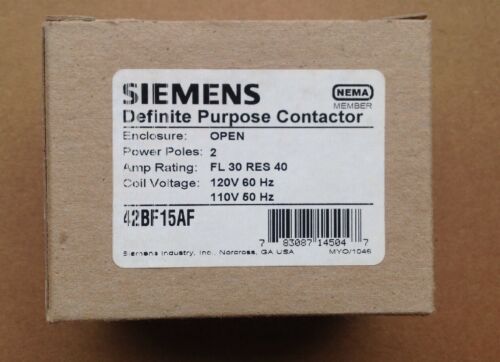 Siemens Contactor 42BF15AF