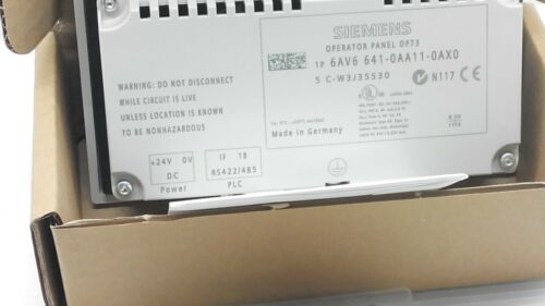 SIEMENS 1P 6AV6 641-0AA11-0AX0 DISPLAY
