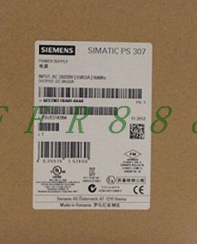 NEW Siemens S7-300 PS307 6ES7 307-1BA01-0AA0