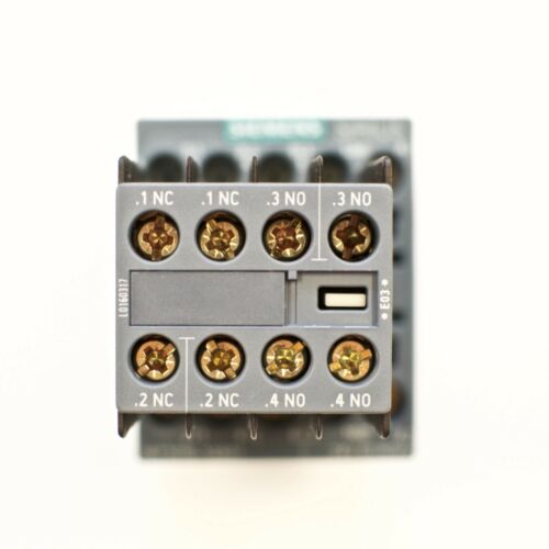 Siemens Contactor 3RT2016-1AB01 24V Coil with Aux Switch Block 3RH2911-1HA22