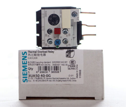 1PC NEW FOR SIEMENS Thermal overload relay 3UA5040-0G 0.4-0.63A
