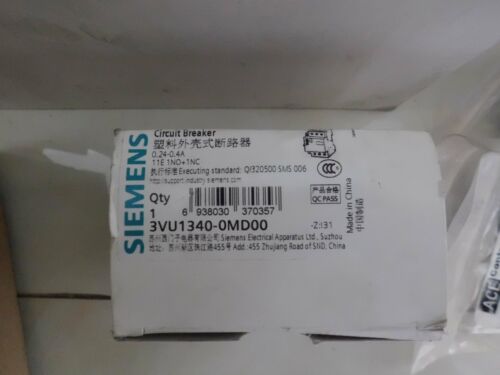 1PC NEW Siemens 3VU1340-0MD00 circuit breaker free shipping