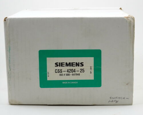 Siemens CSS-4204-25 25V 4 Square Speaker Strobe Baffle Fire Alarm New