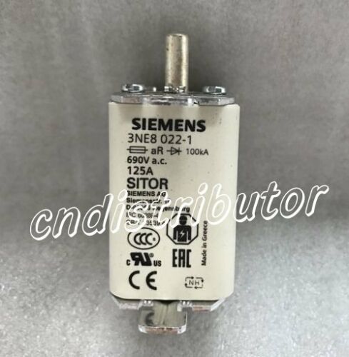 New In Box Siemens Fuse 3NE8022-1, QTY 3 Per Lot, 1-Year Warranty !
