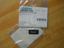 SIEMENS 3SB39021EM RESET INSCRIPTION PLATE 12.5 x 27 MM NEW
