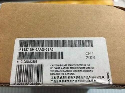 1PC New Siemens 6ES7194-3AA00-0BA0 #019