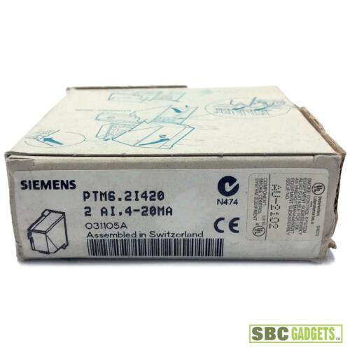 Siemens PTM6.2I420 2 AI, 4-20MA Termination Module