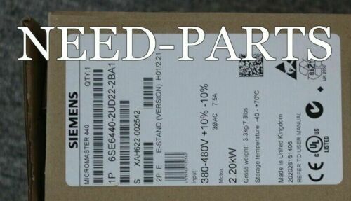 1PC NEW Siemens 6SE6440-2UD22-2BA1 6SE6 440-2UD22-2BA1