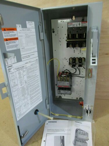Siemens 17DSE92BF11 Fusible Combination Starter 3 Phase 120 Volt Coil