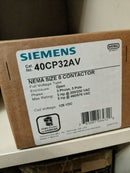Siemens 40CP32A Size 0 Contactor, 18A, 220/240V coil, NEW