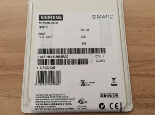 1PCS Siemens Memory Card 24MB 6ES7954-8LF02-0AA0 -New Free Shipping