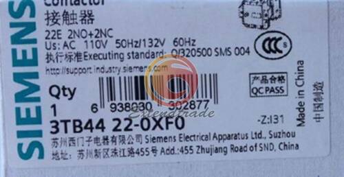 1pcs NEW Siemens 3TB4422-0XF0 3TB44220XF0 Contactor