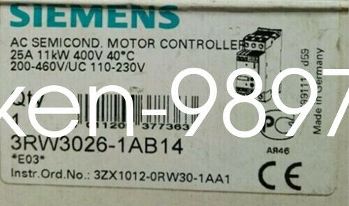 1PCS New Siemens 3RW3026-1AB14 3RW30261AB14