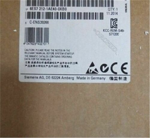 1Pc Siemens 6ES7 212-1AE40-0XB0 New vk