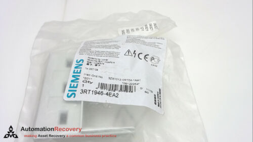 SIEMENS 3RT1946-4EA2 CONTACT TERMINAL COVER FOR BOX TERMINALS,, NEW