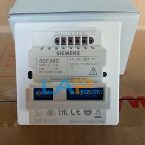 1PCS NEW FOR SIEMENS Room Thermostat LCD Temperature Controller RDF340 0~10V