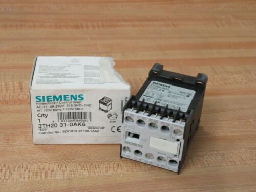 Siemens 3TH20-31-0AK6 Control Relay 3TH20310AK6