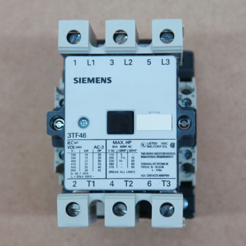 SIEMENS CONTACTOR 3TF46 22 0AG1