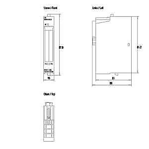 SIEMENS 6ES7138-4DF01-0AB0 6ES71384DF010AB0 1PSC NEW*