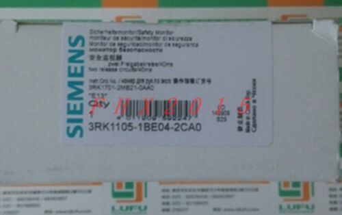 ONE NEW Siemens Safety Monitor Relay 3RK1105-1BE04-2CA0