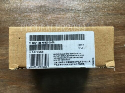 1PC New Siemens 6ES7138-4FB03-0AB0 6ES7 138-4FB03-0AB0 Fail-Safe Output Module