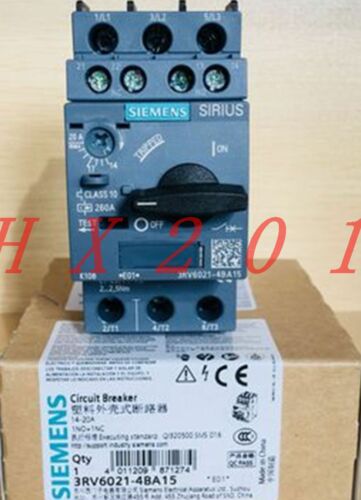 ONE NEW Siemens 3RV6021-4BA15 14-20A Circuit Breaker