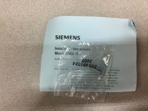 NEW IN ORIGINAL PACKAGE SIEMENS AUDIBLE BASE ADBH-11 500-033210