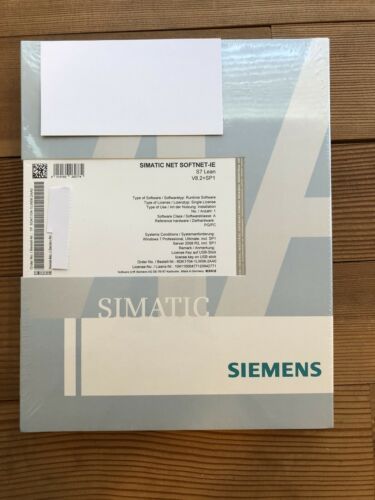 SIEMENS SIMATIC NET SOFTNET-IE S7 Lean V8.2+SP1 New Sealed in Box