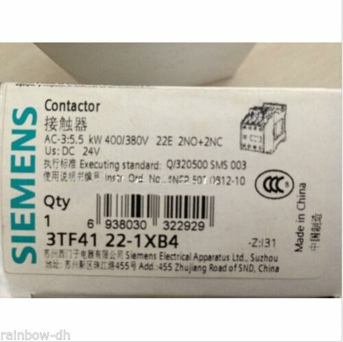 3TF4122-1XB4 3TF4122 1XB4 New SIEMENS Contactor free shipping