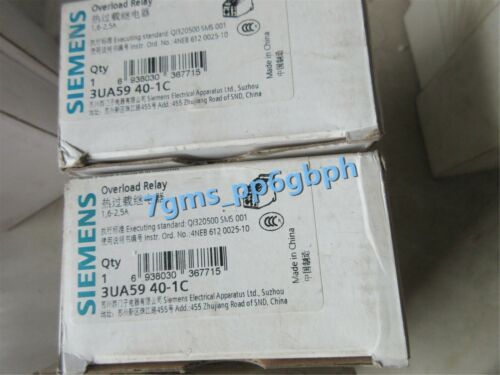 1pc NEW IN BOX Siemens Relay 3UA5940-1C 3UA59 40-1C