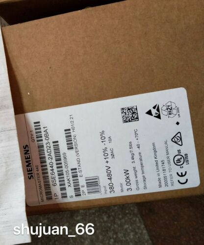 SIEMENS 6SE6440-2AD23-0BA1 NEW IN BOX FAST DELIVERY FREE SHIPPING