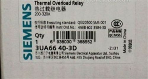 1Pc New Siemens 3UA6640-3D 3UA6640-3D tm