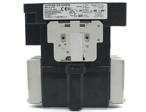 1PCS NEW Siemens AC Contactor 3TF4822-OXMO 75A 220V