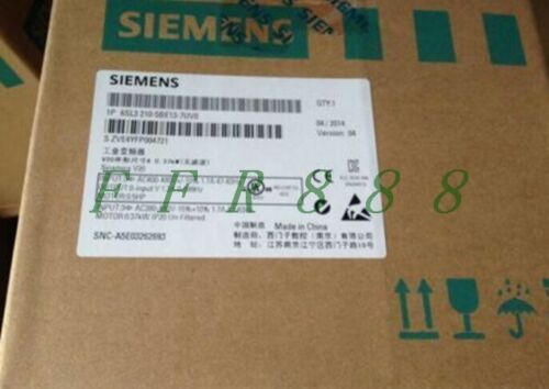 NEW Siemens Inverter 6SL3210-5BE13-7UV0 0.37KW 380V