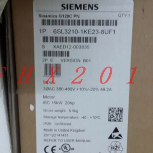 ONE NEW Siemens 6SL3210-1KE23-8UF1