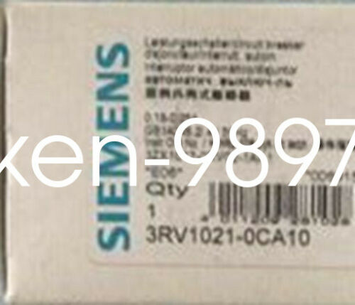 1PC Brand New Siemens breaker 3RV1021-0CA10