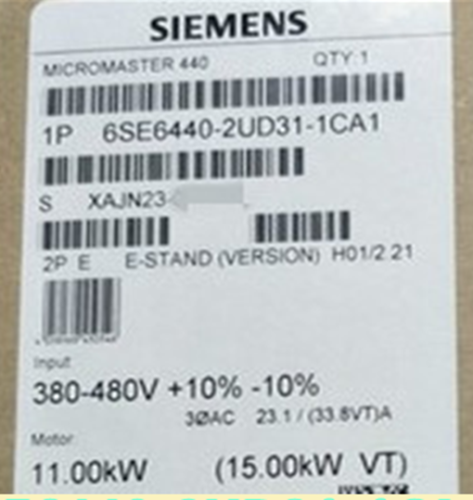 1PCS New SIEMENS 6SE6440-2UD31-1CA1 6SE64402UD311CA1
