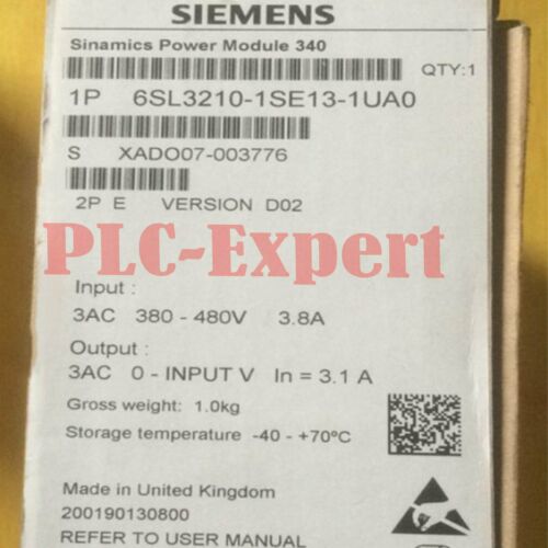 1PC New Siemens 6SL3210-1SE13-1UA0 1 year warranty 6SL32101SE131UA0