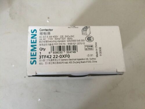 1PCS New Siemens 3TF4222-0XF0 AC110V relay