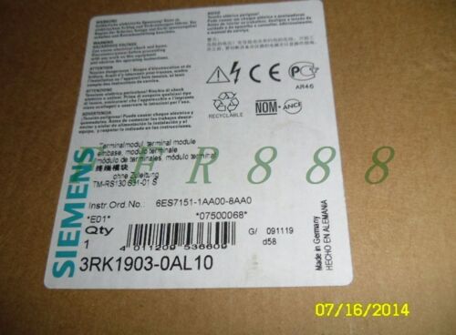 NEW Siemens 3RK1903-0AL10